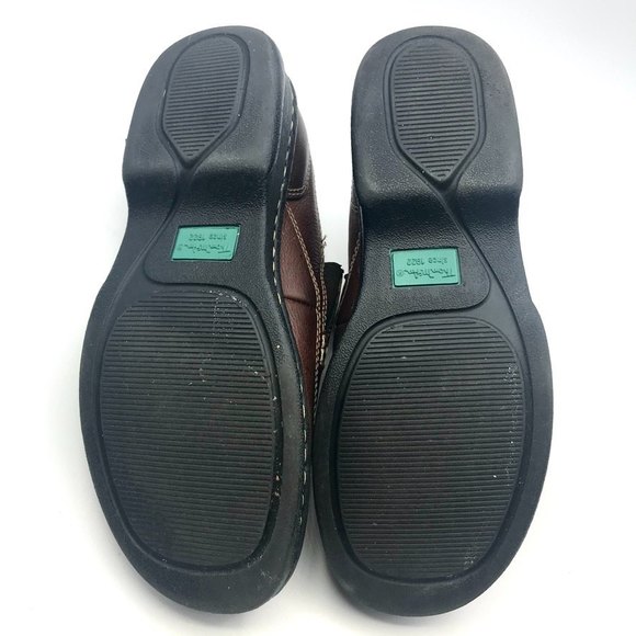 Thom Mcan Women’s Burnt Red Leather Slip on Loafers Flats Comfort Size 8.5 - Picture 7 of 7